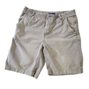 Tommy Hilfiger Chino Shorts Mens 36 Tan Khaki‎ Cotton Twill Cargo Pocket